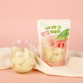 국내산 바로담은 한입복숭아 백도 180g