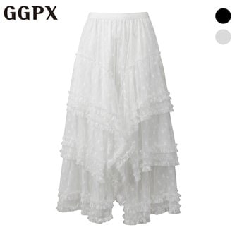 GGPX 레이스 티어드 볼륨 스커트 (GP2SK016F)