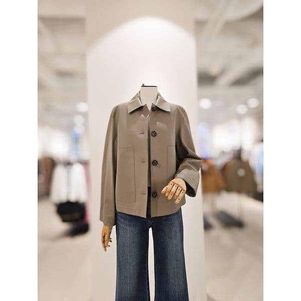 [파주점] [더아이잗컬렉션]양가죽 빅포켓 버튼 자켓 CSRBLT091