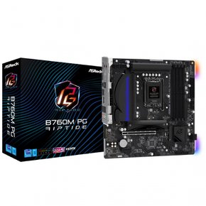 ASRock 마더보드 B760M PG Riptide Intel 12세대 · 13세대 CPU(LGA1700)