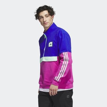 아디다스골프 2023 S/S 남성 ADICROSS 아노락 HS5621(루시드블루)