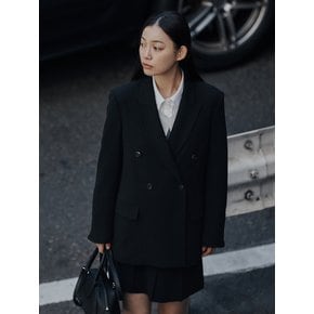 [Drama Signature] Oversized Double-Breasted Blazer_2color