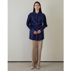 X BLOUSE NAVY 엑스 블라우스 네이비