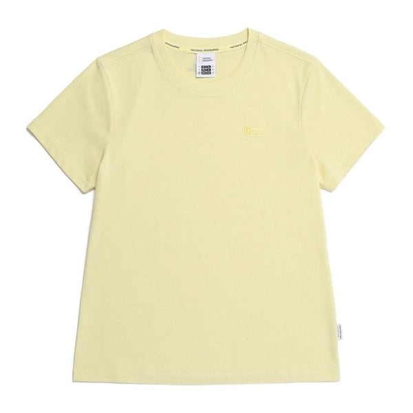 [여주점] N252WTS060 여성 트러타 그래폴랜 스몰로고 반팔 티셔츠 BUTTER