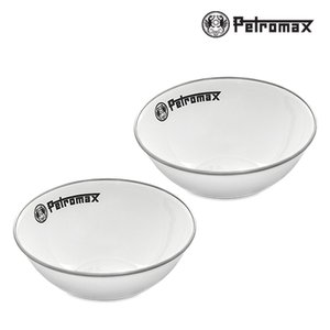  [페트로막스] 에나멜 보울 캠핑용 그릇(2개입/화이트/1L/PM-PX-BOWL-1-W)