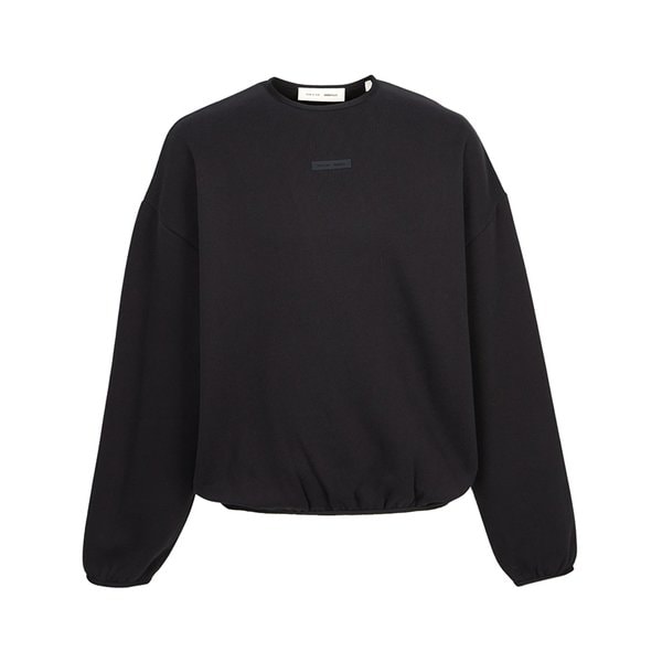 [부산점] 에센셜 남성 기모 맨투맨 192SP256540F JET BLACK