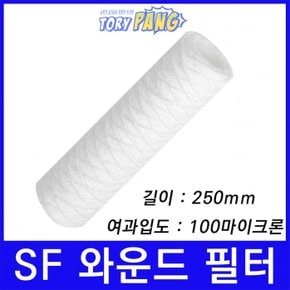 산업용필터 SF 스트링 와운드 뎁스필터 250mm 100um