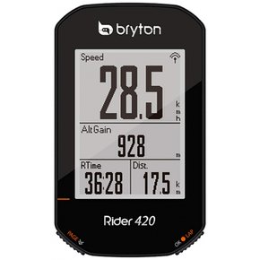 (Bryton) Rider 420E    GPS   35 브라이튼 사이클 컴퓨터 자전거 네비게이션 터치 스크린 탑재