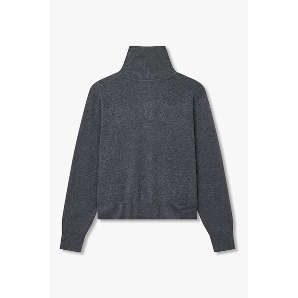 울 블렌드 하이넥 니트 가디건 7125450512169