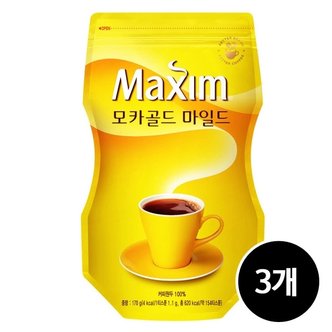  맥심 모카골드 마일드 리필 170g x 3개