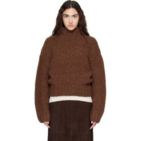 브라운 핸드 니트 하이텍 스웨터 AW26T2938Y130 Rust Melange Rm04