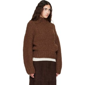 브라운 핸드 니트 하이텍 스웨터 AW26T2938Y130 Rust Melange Rm04