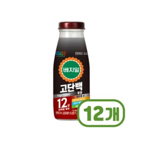 베지밀 고단백두유 검은콩 병음료 190ml x 12개