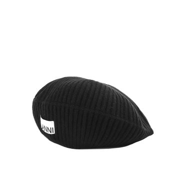 가니 여성 베레모 (A4430 099 BLACK) 24FW