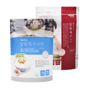 일품육수코인 깊은맛100g+매운맛100g (5gx40개)