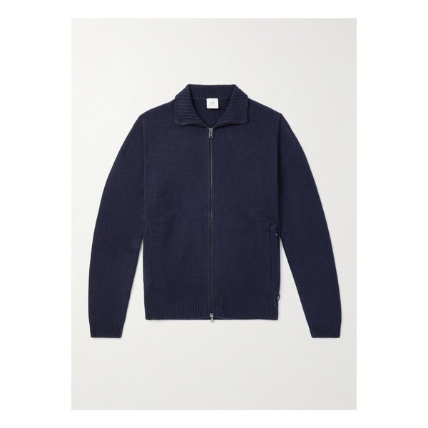 덱스터 울 캐시미어 혼방 집업 스키 미드레이어 블루 1647597345838893