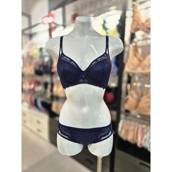 [시흥점] S 비너스 ) 24AW 모던자수 패드 브라 [VBR1494/VPT1494H-NB