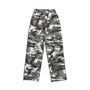 ODBC CITY CAMO CARGO PANTS WHITE