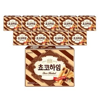  크라운 쵸코하임284g x 10곽 / 1박스