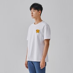 [지미테일러] Men 고흐 베드룸 침대 T-shirt 명화 반팔티 (white)