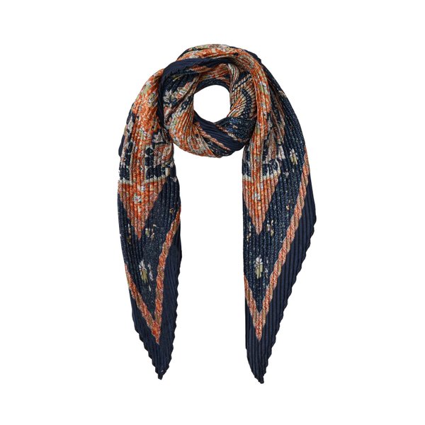 [플리츠미] 페이즐리 플라워 스카프_EPSCF225013