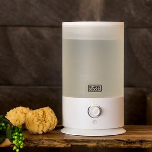 블랙앤데커 [BLACK+DECKER] 무드등 대용량 듀얼 초음파 가습기 5L