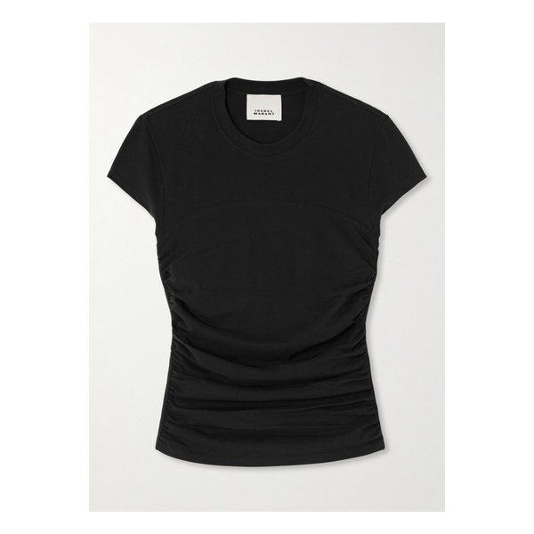 메일리 코튼 저지 티셔츠 블랙 46376663162889931