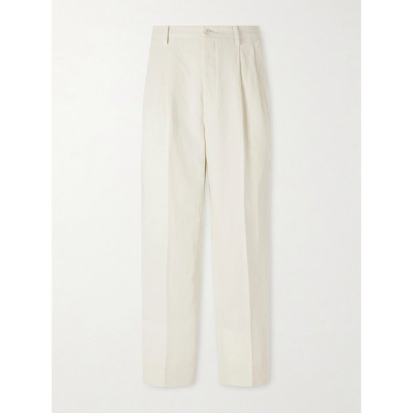 테이퍼드 코튼 리넨 블렌드 팬츠 46376663163032273