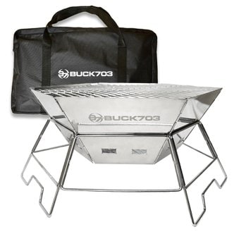 벅703 캠핑 육각 화로대 세트 대형+보관가방 포함