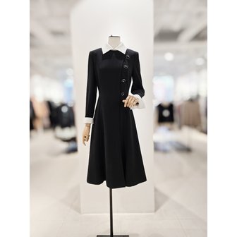 아이잗컬렉션 [파주점] [더아이잗컬렉션]엘레강스 버튼 디테일 플레어 원피스 CR3A0OP811