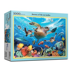 하비스 직소퍼즐 풍경 명화 바다 거북의 여행 1000피스 PL1275