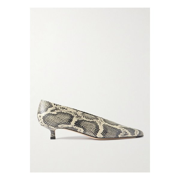 에이디 클라라 스네이크 이펙트 가죽 펌프스 스네이크 프린트 1647597351811107