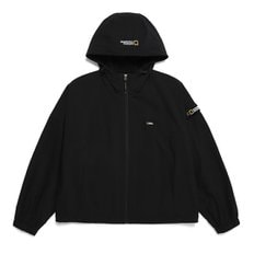내셔널지오그래픽 N242WFT160 여성 아델리 경량 우븐 바람막이 스트레치 후드 집업 CARBON BLACK