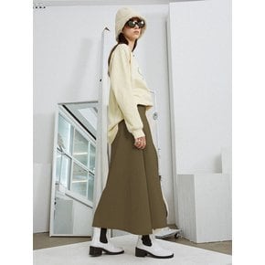 April Corduroy Skirt (Ash Khaki)