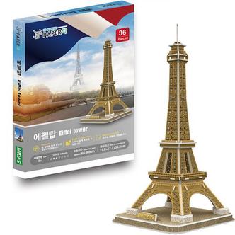 제이큐 우드락 입체퍼즐-에펠탑 36피스