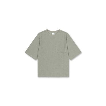 탑텐키즈 25년 SS 공용) 크링클 포켓 반팔티 MKF2TS3002
