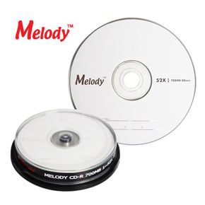 공 멜로디 700M 디브이디 R CD 케익 52X 10P 시디 DVD