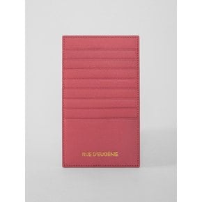 Pink Leather Card Wallet