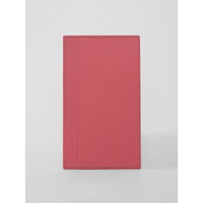 Pink Leather Card Wallet