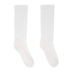 다크쉐도우바이릭오웬스 화이트 리도 니삭스 DA01D1468 SOCKC 119 MILK/BLACK