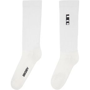 다크쉐도우바이릭오웬스 화이트 리도 니삭스 DA01D1468 SOCKC 119 MILK/BLACK