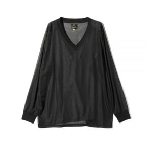 NEEDLES 니들스 LS V Neck Tee Black (OT256) (롱슬리브 V넥 티셔츠) 3541965