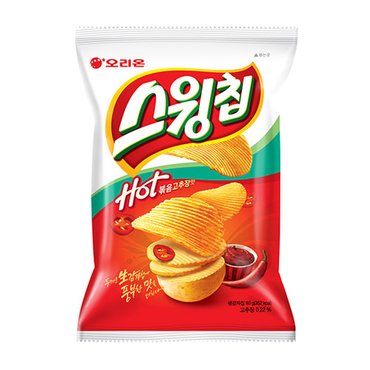  오리온 스윙칩 볶음고추장 60g 20봉지