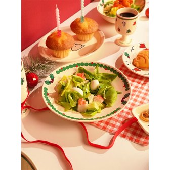 왈왈스튜디오 홀리데이 샐러드볼 + 소스볼 세트