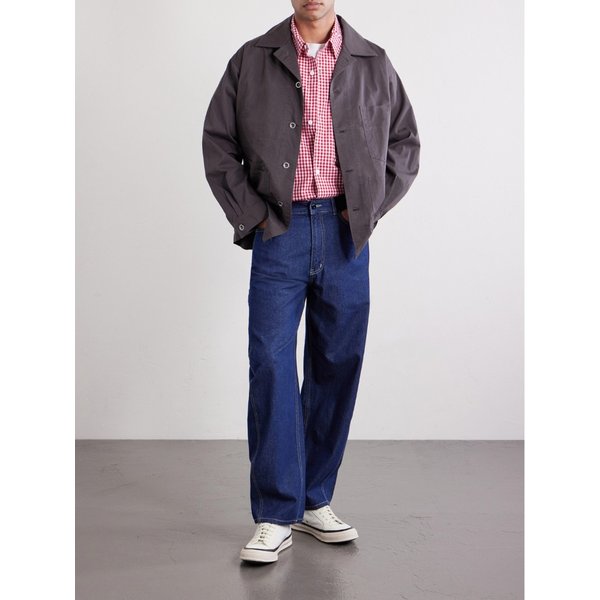 프리즘웍스 코튼 블렌드 트윌 블루종 재킷 46376663163037705