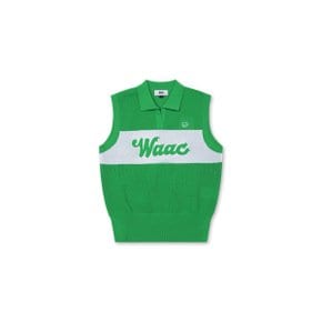 Women Mesh Block Knit Vest_WWWAM24302YGX