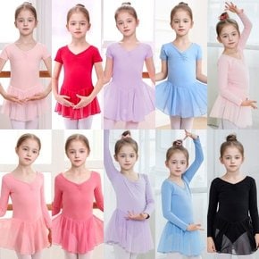 파스텔 뒷리본 포인트 발레복(반팔or긴팔) 10종 교복