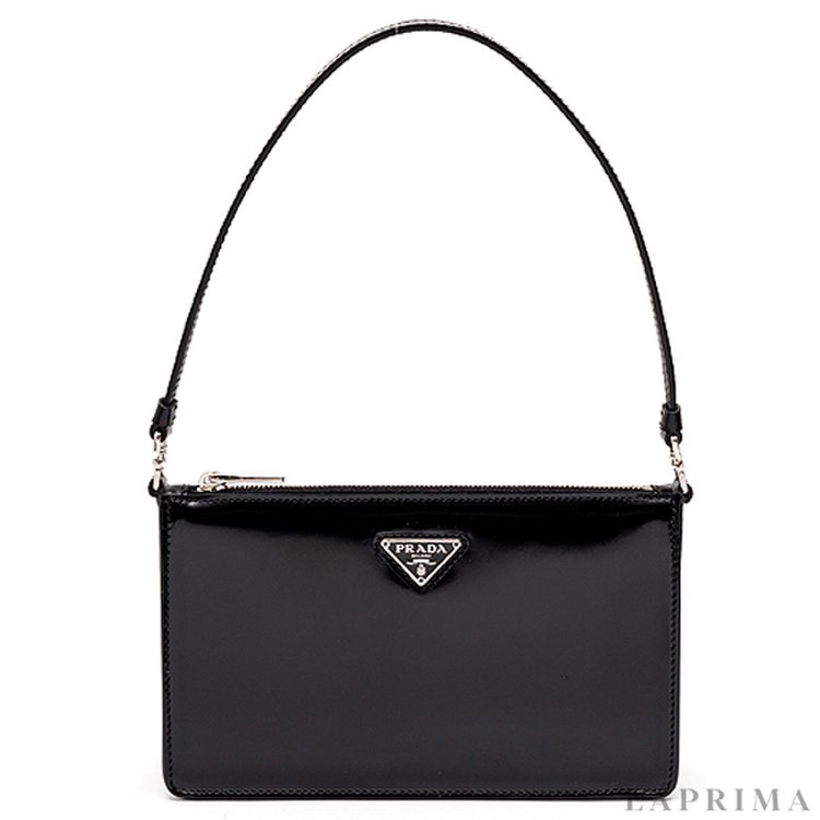 ファッション雑貨・小物その他 PRADA 1CC621 053 Black Saffiano leather belt | PRADA