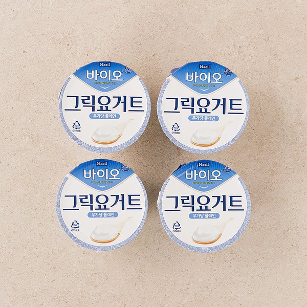 바이오 그릭요거트 무가당 150G*4