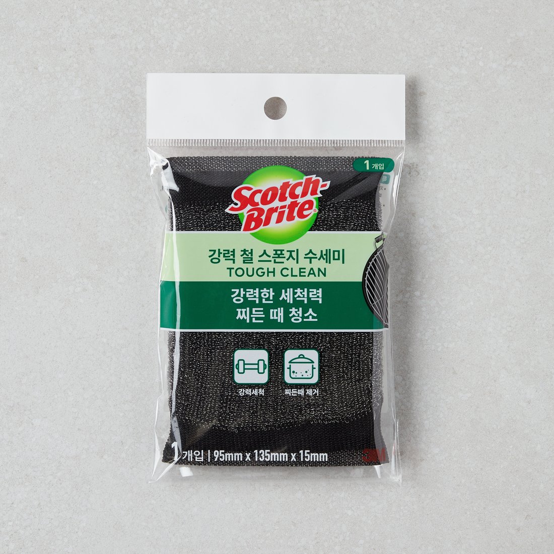 3M 스카치 브라이트 강력 철 수세미 1입, 믿고 사는 즐거움 SSG.COM